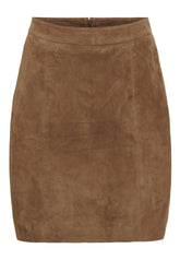 BTFCPH BTFSAMANTHA Nederdel i ruskind Nederdele Nude Brown