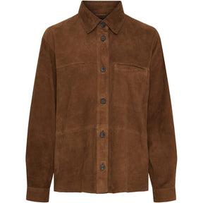 BTFCPH BTFSARA Suede Shirt Skjorter Brun