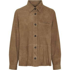 BTFCPH BTFSARA Suede Shirt Skjorter Nude Brown