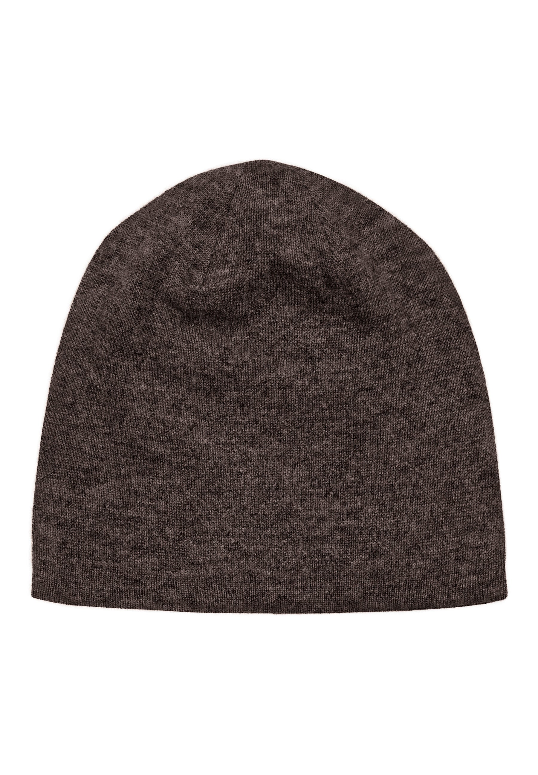 BTFCPH BTFSTINE Pure Cashmere Beanie Hatte Dark Brown Melange/Brown Melange
