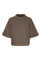 BTFCPH BTFTHEA Pullover i vaskebjørnsgarn Pullovers Brun