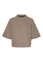 BTFCPH BTFTHEA Pullover i vaskebjørnsgarn Pullovers Brun