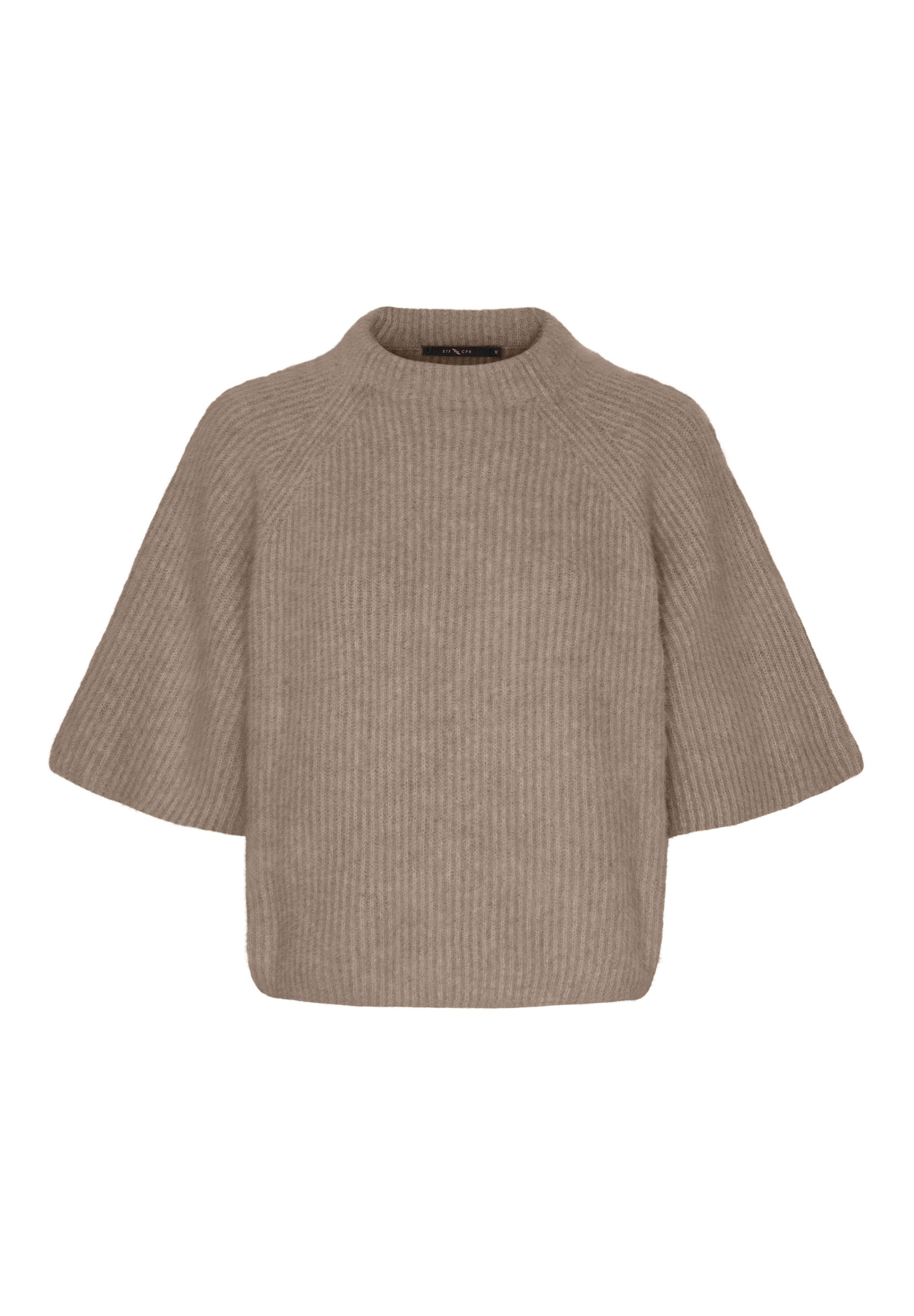 BTFCPH BTFTHEA Pullover i vaskebjørnsgarn Pullovers Brun