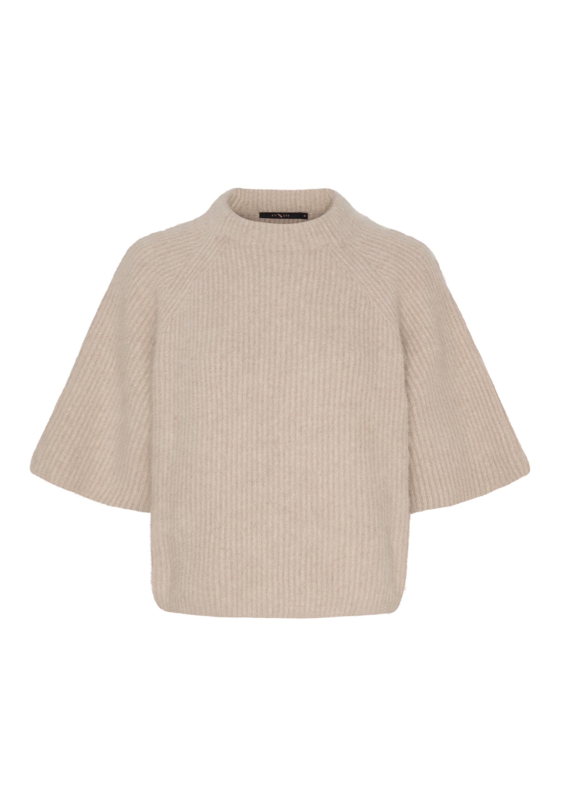 BTFCPH BTFTHEA Pullover i vaskebjørnsgarn Pullovers Light Beige