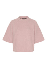BTFCPH BTFTHEA Pullover i vaskebjørnsgarn Pullovers Rosa