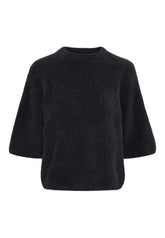 BTFCPH BTFTHEA Pullover i vaskebjørnsgarn Pullovers Sort