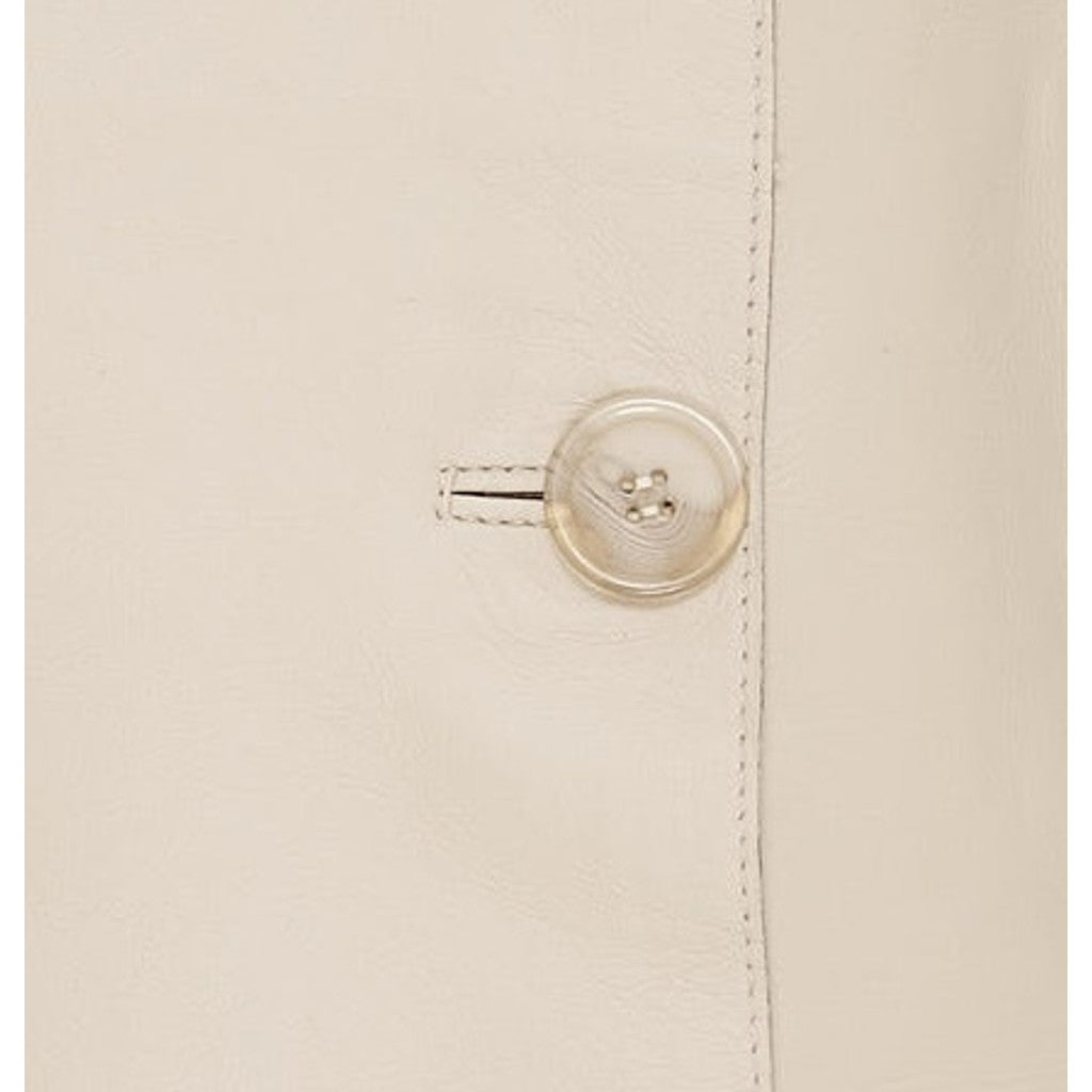 BTFCPH BTF Lotte Leather Jacket Jakker Beige