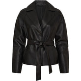 BTFCPH BTF Lotte Leather Jacket Jakker Sort