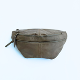 Orchid Bæltetaske med læderstrop Tasker Sand w. Light Gold Acc.