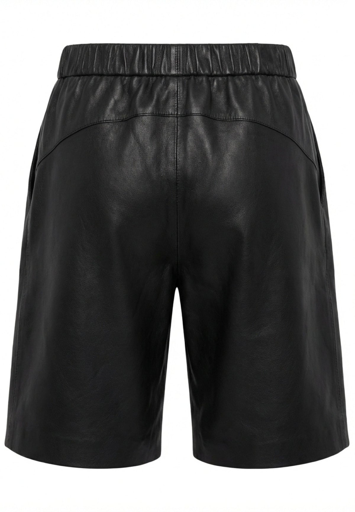 NOTYZ Bermuda lædershorts Shorts Sort