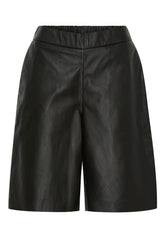 NOTYZ Bermuda lædershorts Shorts Sort