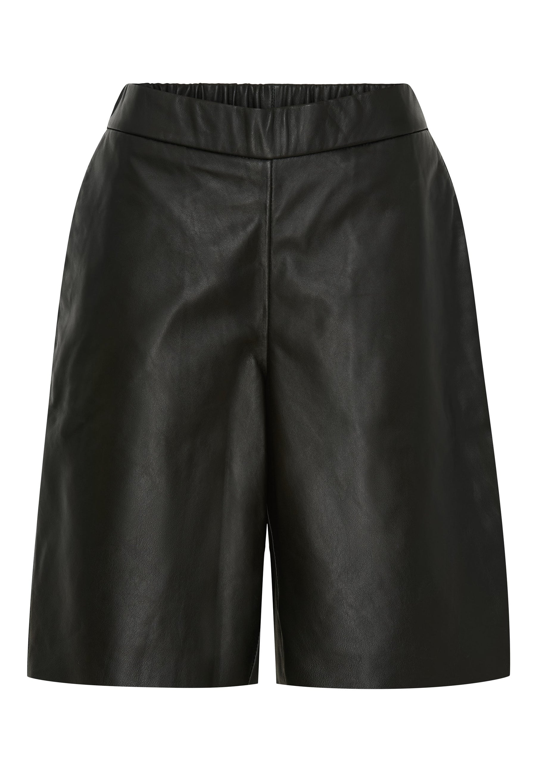 NOTYZ Bermuda lædershorts Shorts Sort