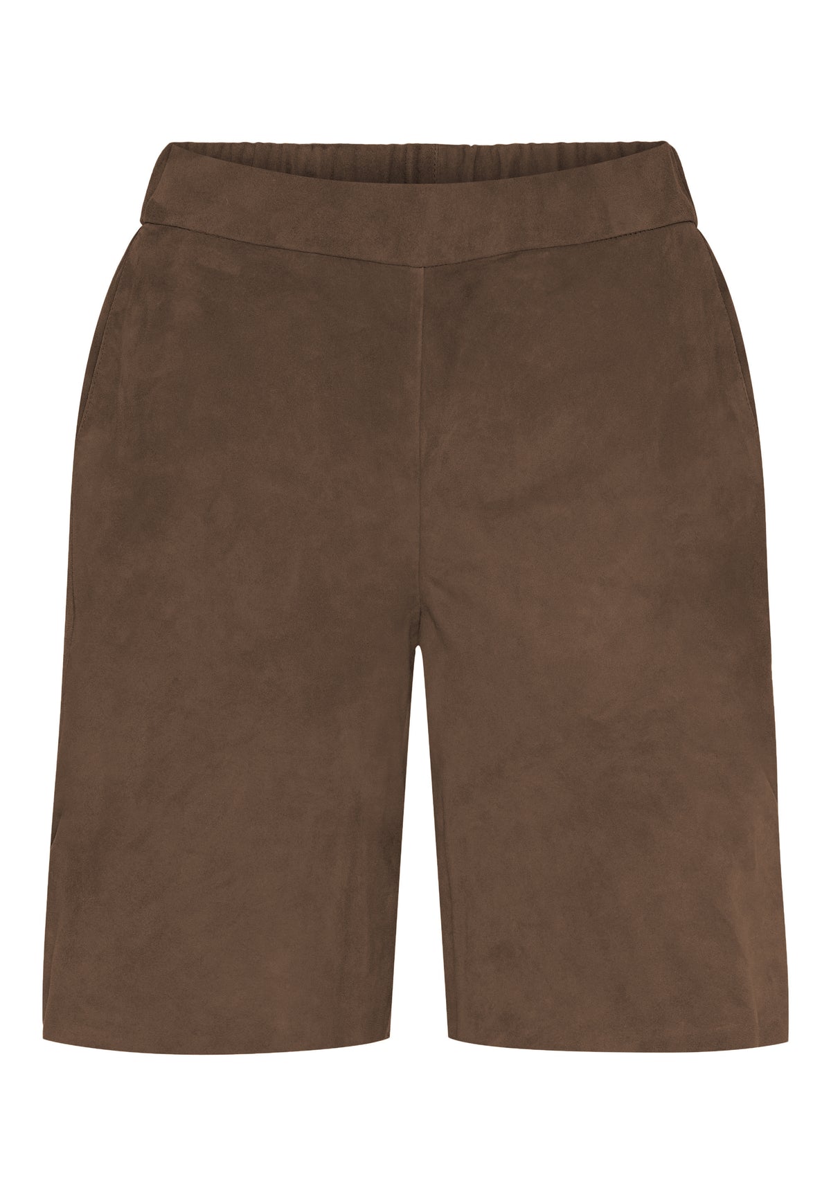 NOTYZ Bermuda shorts i ruskind Shorts Brun