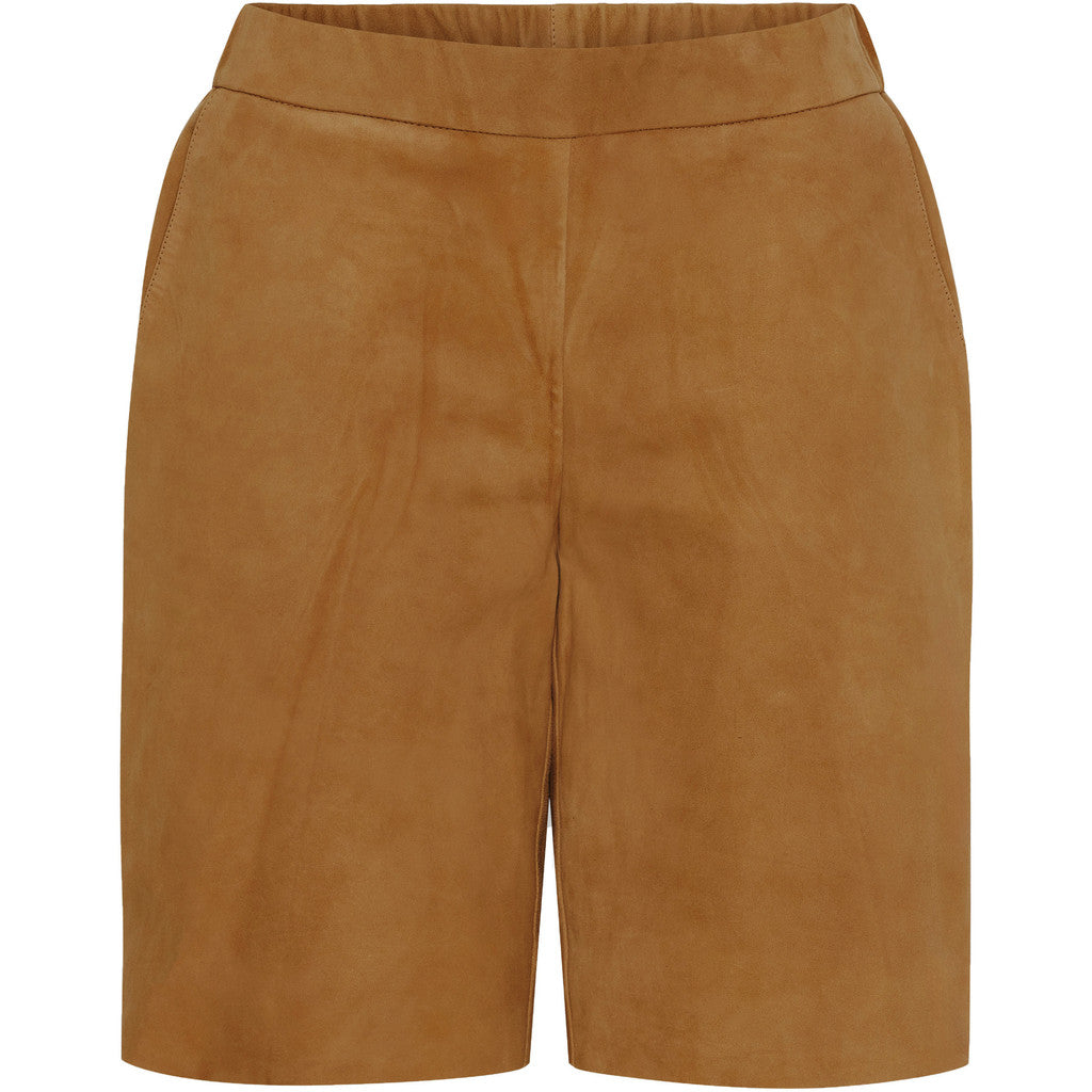 NOTYZ Bermuda shorts i ruskind Shorts Caramel