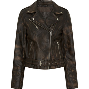 NOTYZ Biker Jacket Jakker Walnut w. Silver acc.