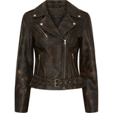 NOTYZ Biker Jacket Jakker Walnut w. Silver acc.