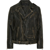 NOTYZ HIM Biker Jacket Jakker Black w. Antique Silver acc.