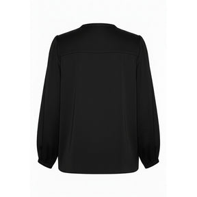 NO. 1 BY OX Blouse V neck w flair Bluser
