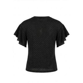NO. 1 BY OX Blouse w Flair 1/2 sleeves Bluser