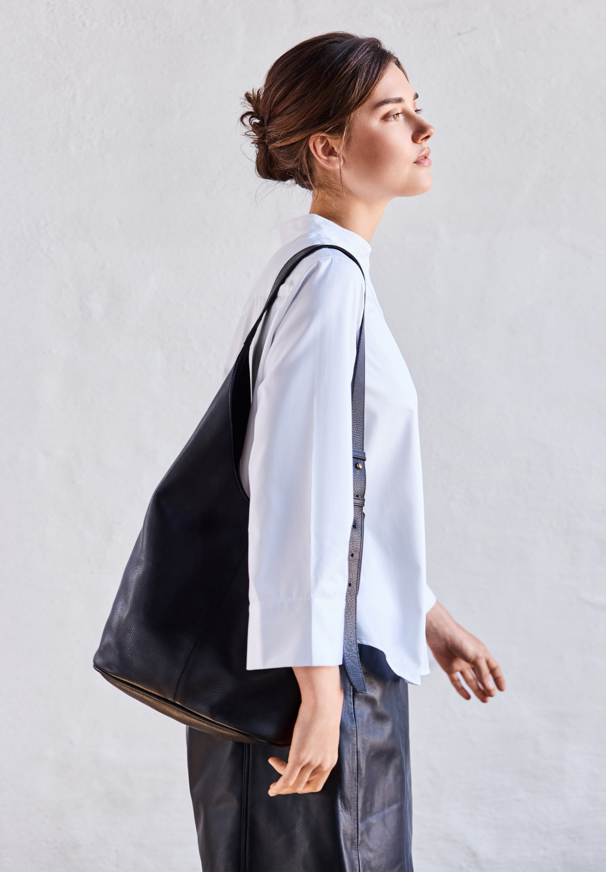 BTFCPH Bluse i bambus med 3/4-ærmer Skjorter Hvid