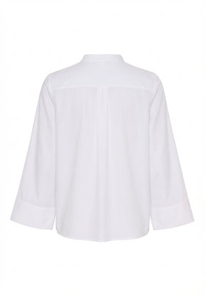 BTFCPH Bluse i bambus med 3/4-ærmer Skjorter Hvid