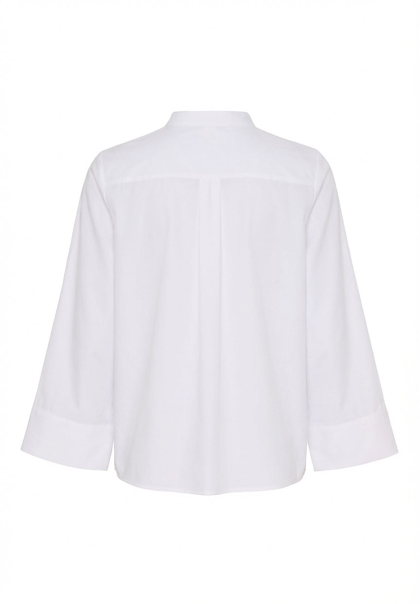 BTFCPH Bluse i bambus med 3/4-ærmer Skjorter Hvid