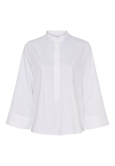 BTFCPH Bluse i bambus med 3/4-ærmer Skjorter Hvid