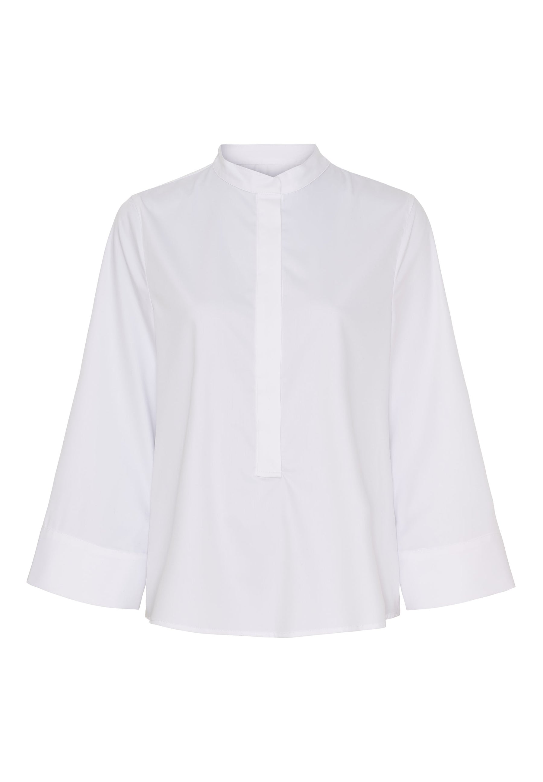 BTFCPH Bluse i bambus med 3/4-ærmer Skjorter Hvid