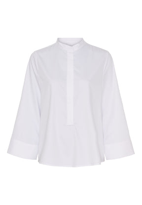 BTFCPH Bluse i bambus med 3/4-ærmer Skjorter Hvid