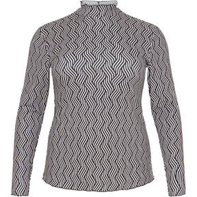 NO. 1 BY OX Bluse med turtleneck Bluser Hvid