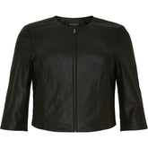 NO. 1 BY OX Bolero i skind - KOLLEKTIONSSALG Kjoler Sort