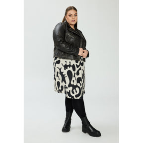 NO. 1 BY OX Bolero i skind - KOLLEKTIONSSALG Kjoler Sort