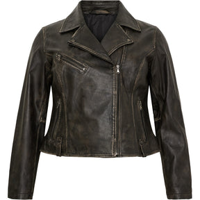 NO. 1 BY OX Bolero i skind - KOLLEKTIONSSALG Kjoler Sort