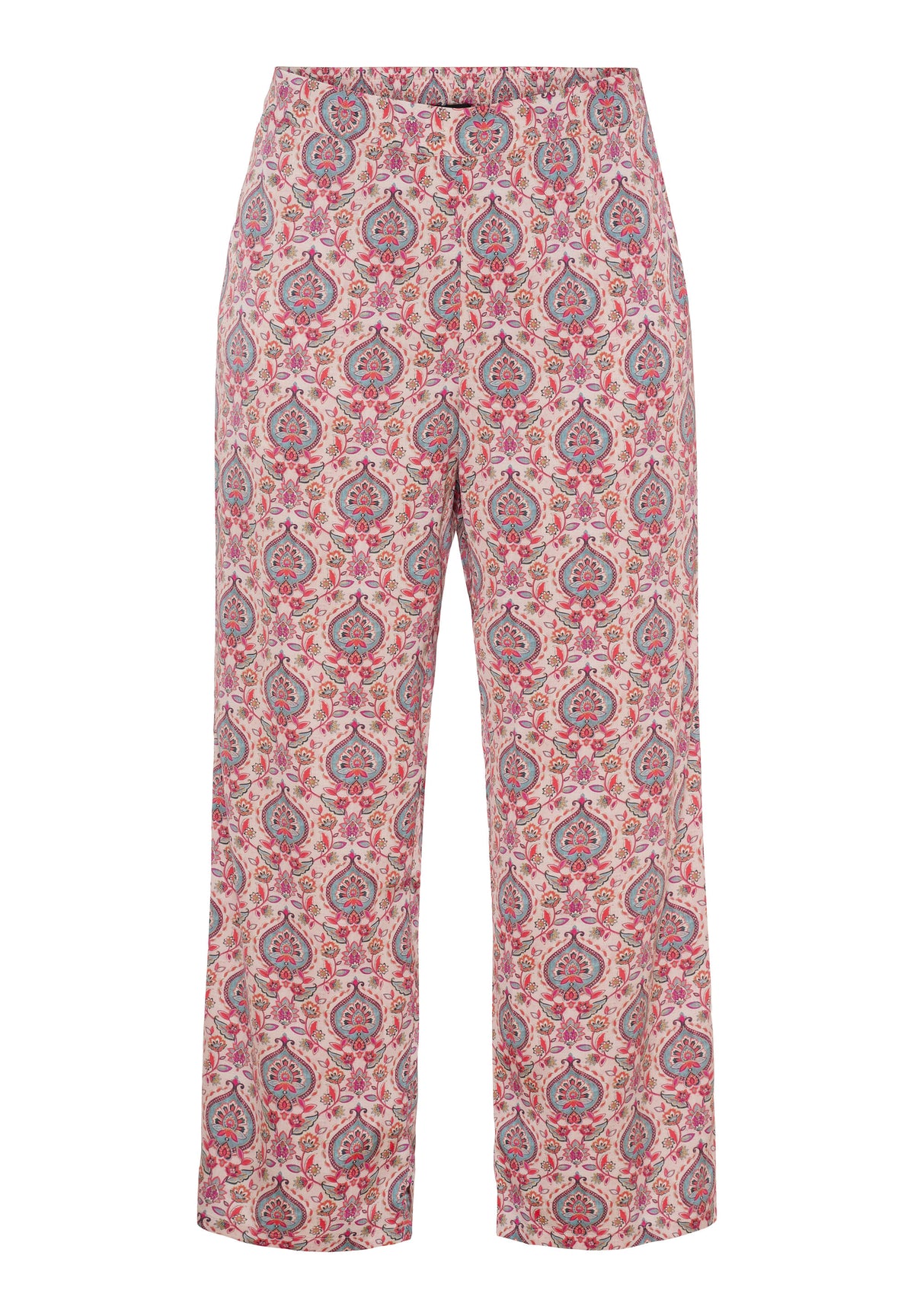 NO. 1 BY OX Bukser med vidde Bukser Pink paisley print