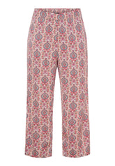 NO. 1 BY OX Bukser med vidde Bukser Pink paisley print