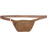BTFCPH Bumbag i ruskind Tasker Nude Brown w. Silver acc.