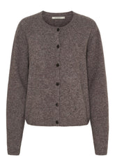 BTFCPH Cardigan i Yak Cardigans Dark Ash Melange