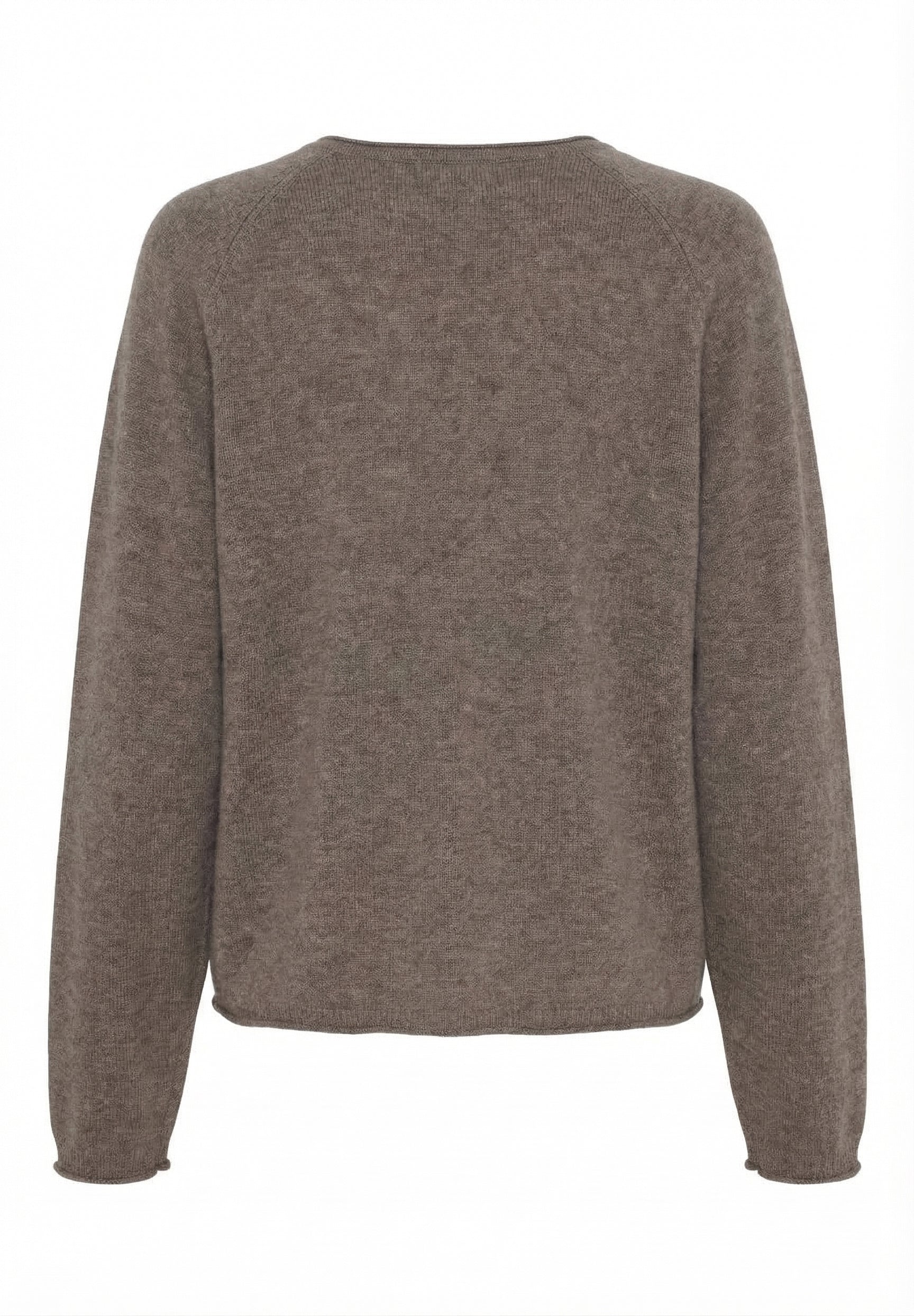 BTFCPH Cardigan i cashmere blanding Cardigans Ash Brown Melange