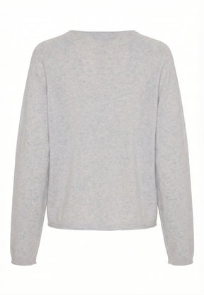 BTFCPH Cardigan i cashmere blanding Cardigans Baby Blue Melange