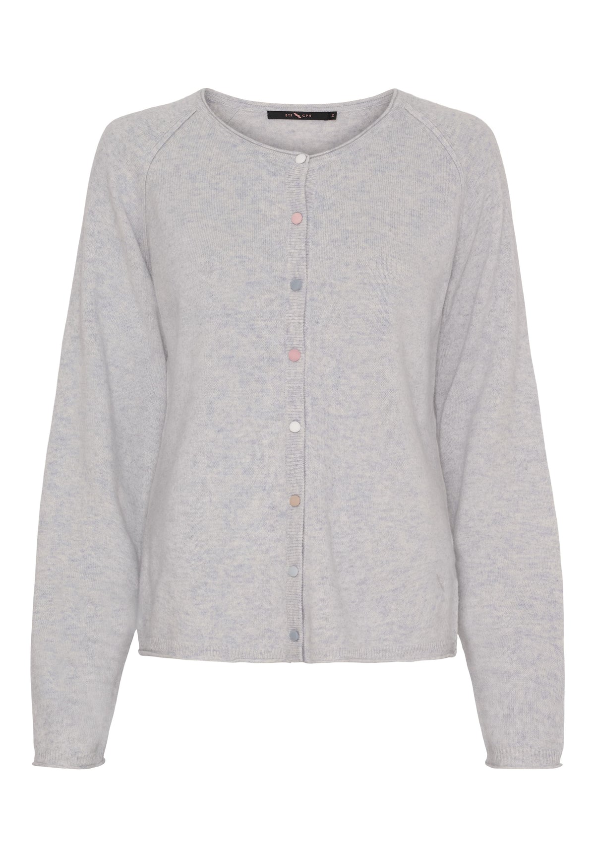 BTFCPH Cardigan i cashmere blanding Cardigans Baby Blue Melange