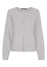 BTFCPH Cardigan i cashmere blanding Cardigans Baby Blue Melange