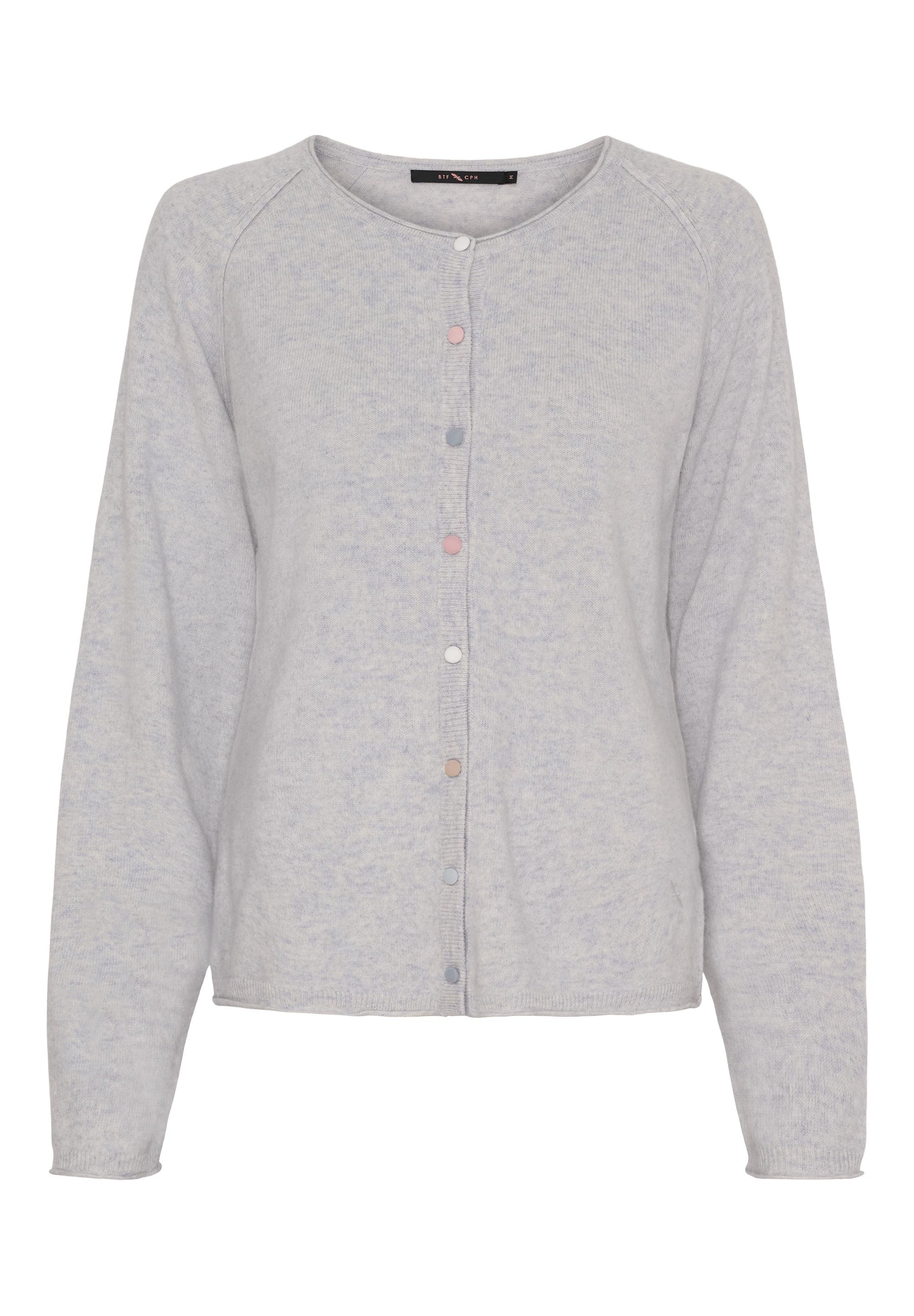 BTFCPH Cardigan i cashmere blanding Cardigans Baby Blue Melange
