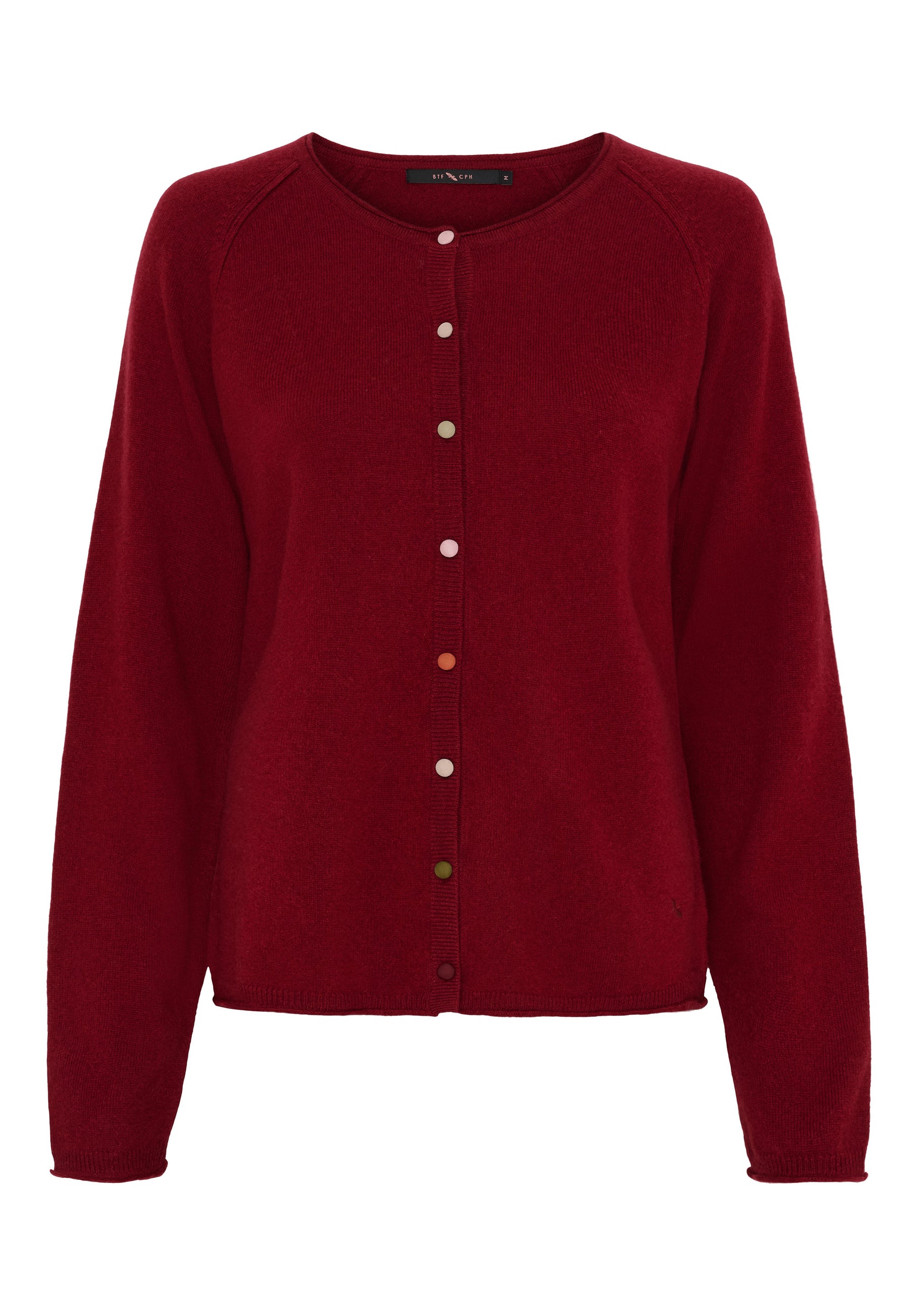BTFCPH Cardigan i cashmere blanding Cardigans Cherry