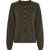 BTFCPH Cardigan i cashmere blanding Cardigans Dark Army Melange