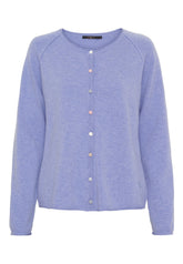 BTFCPH Cardigan i cashmere blanding Cardigans Lavander Blue Melange