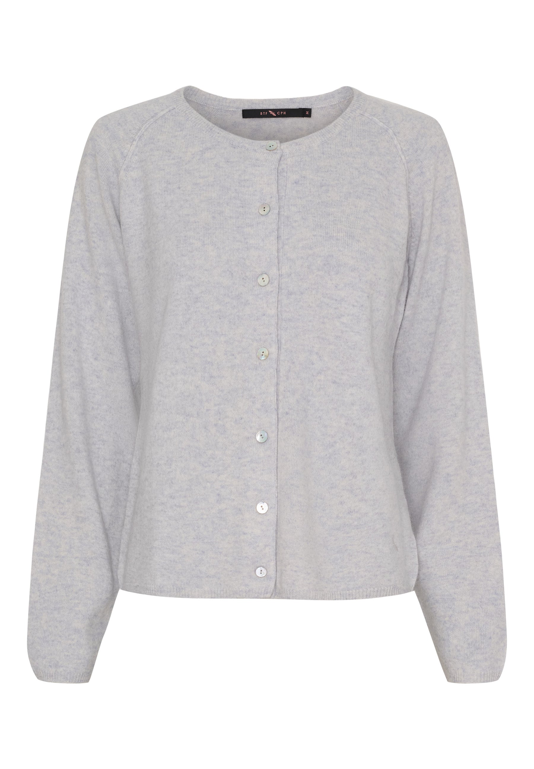 BTFCPH Cardigan i cashmere blanding Cardigans Baby Blue Melange