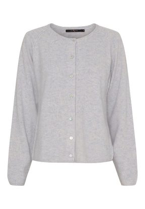 BTFCPH Cardigan i cashmere blanding Cardigans Baby Blue Melange