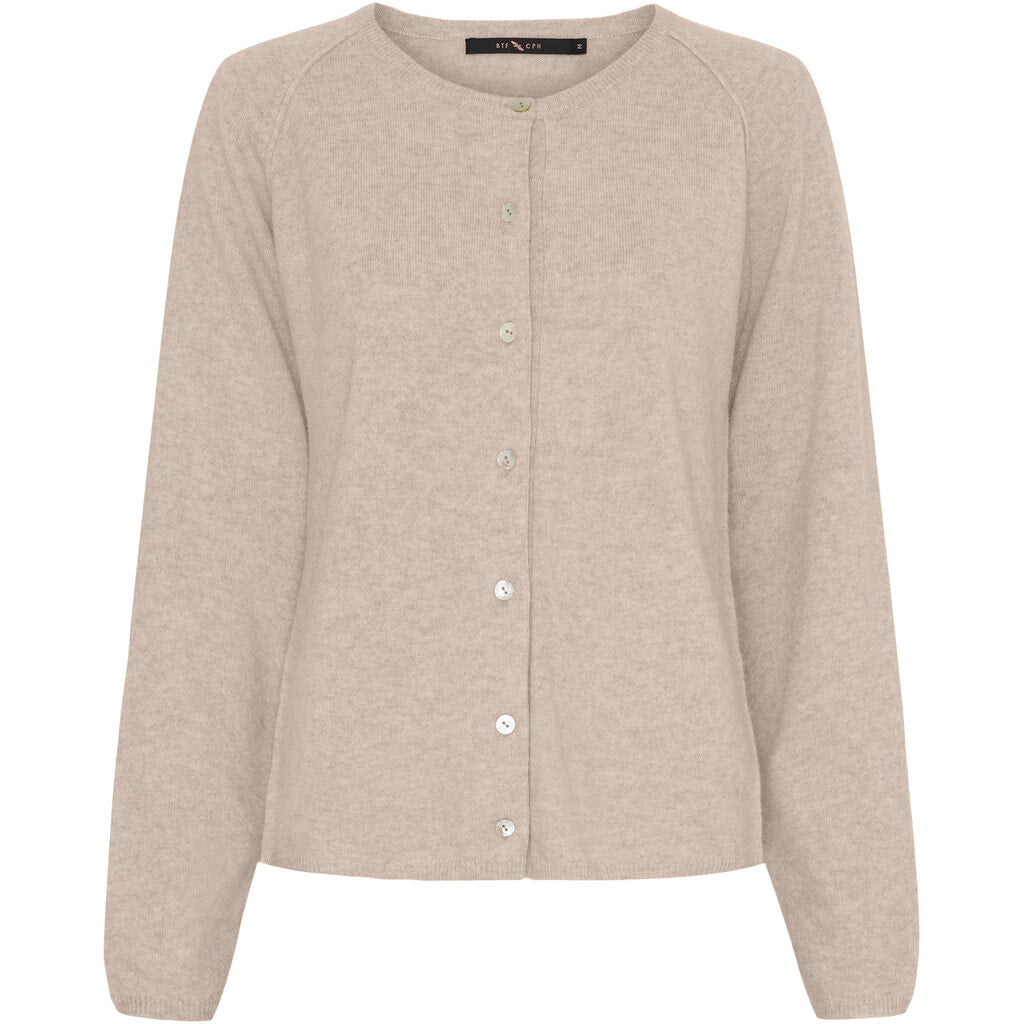 BTFCPH Cardigan i cashmere blanding Cardigans Beige