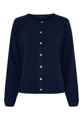 BTFCPH Cardigan i cashmere blanding Cardigans Blå