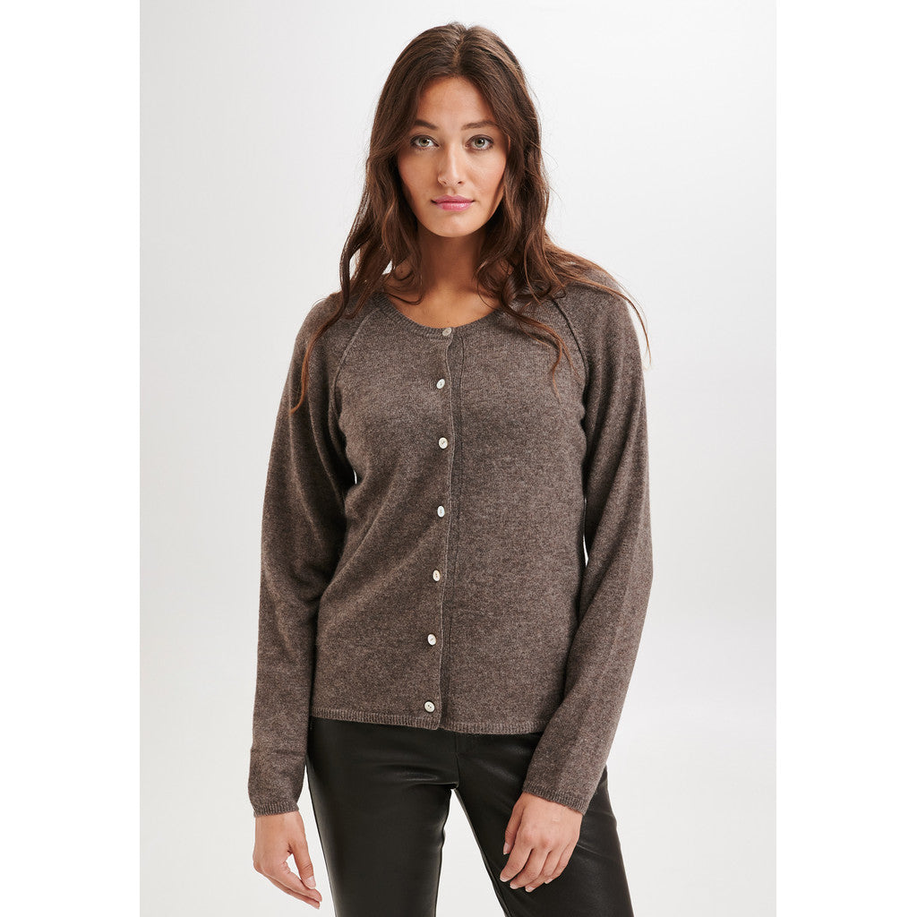 BTFCPH Cardigan i kashmirblandning Cardigans Brun